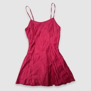 Victoria Secret Y2K Vintage Pink Silk Slip Dress